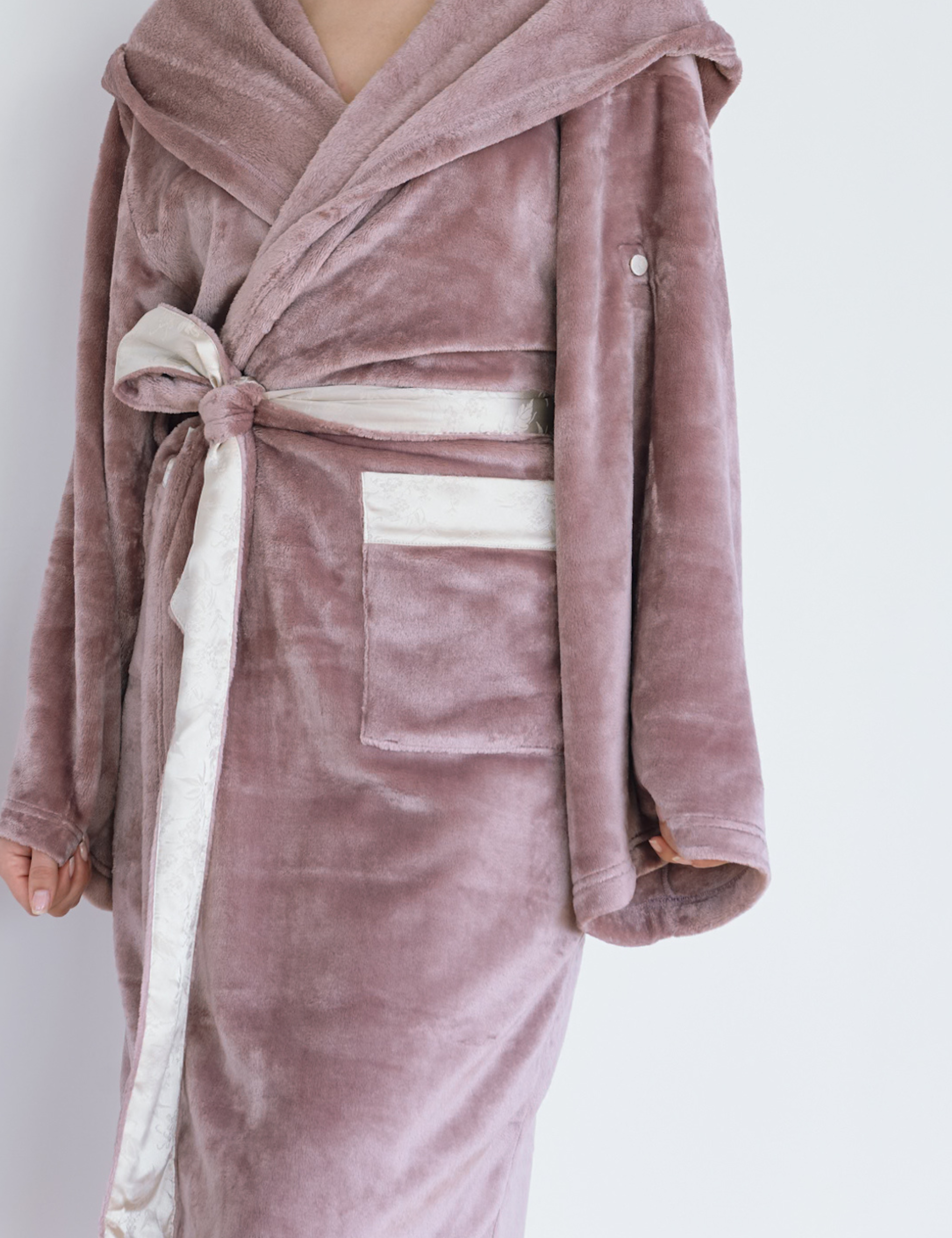 Cuddle Cloud Luxe KIMONO Robe / Fujiko (pink purple)