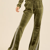 Weekend Velour Pants / 松葉(khaki)