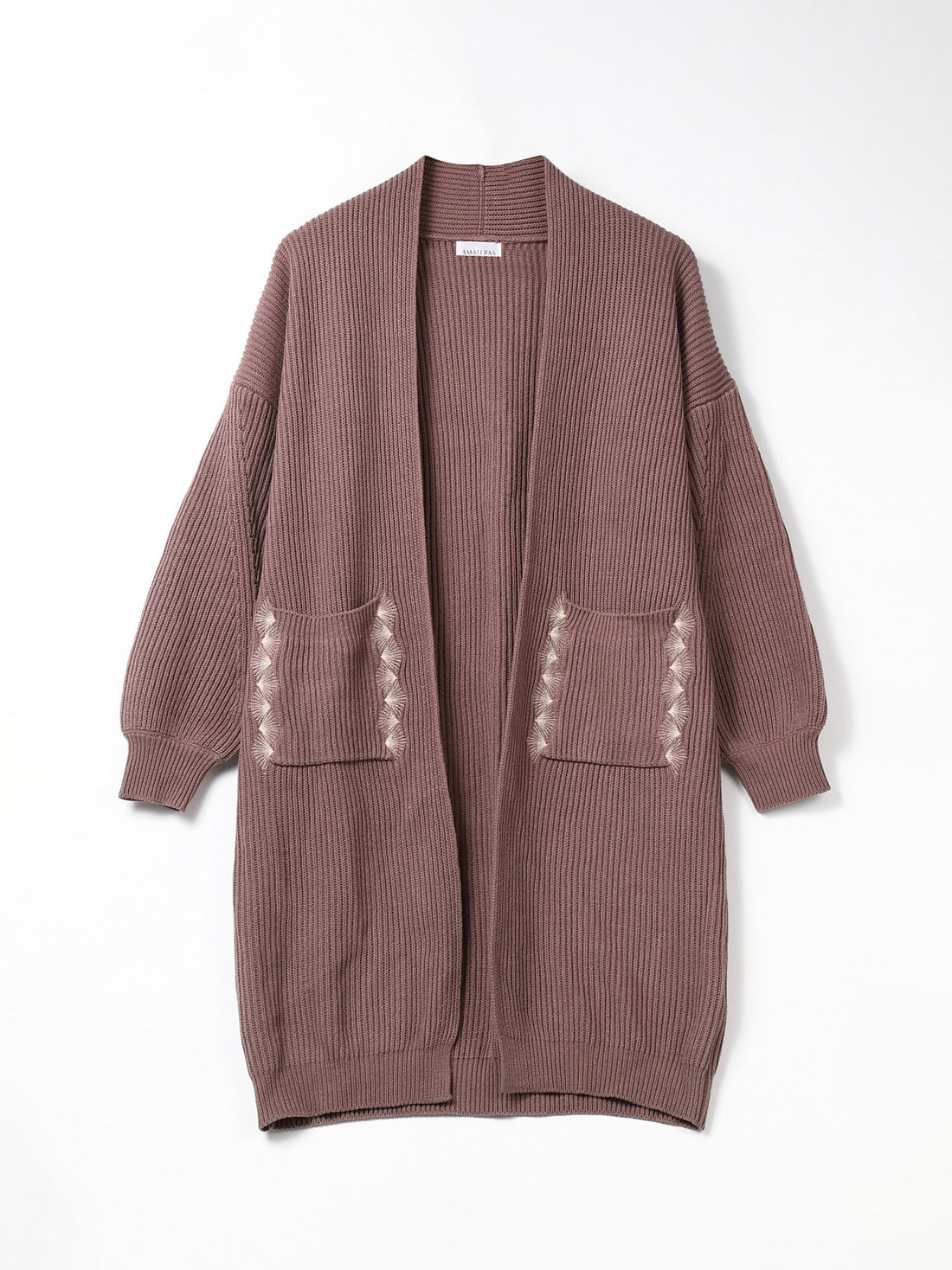 Amateras knit over cardigan49cm - カーディガン/ボレロ