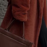 vegan luxury tote bag / 枯茶(brown)