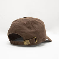 everyday cotton logo cap / brown