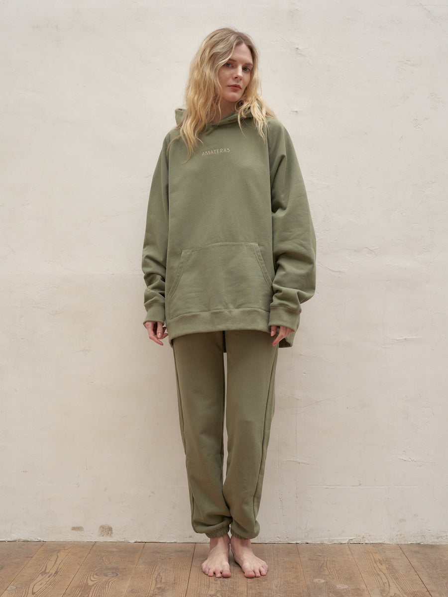 Basic volume 舞妓 tracksuits / 松葉(khaki) – AMATERASJAPAN