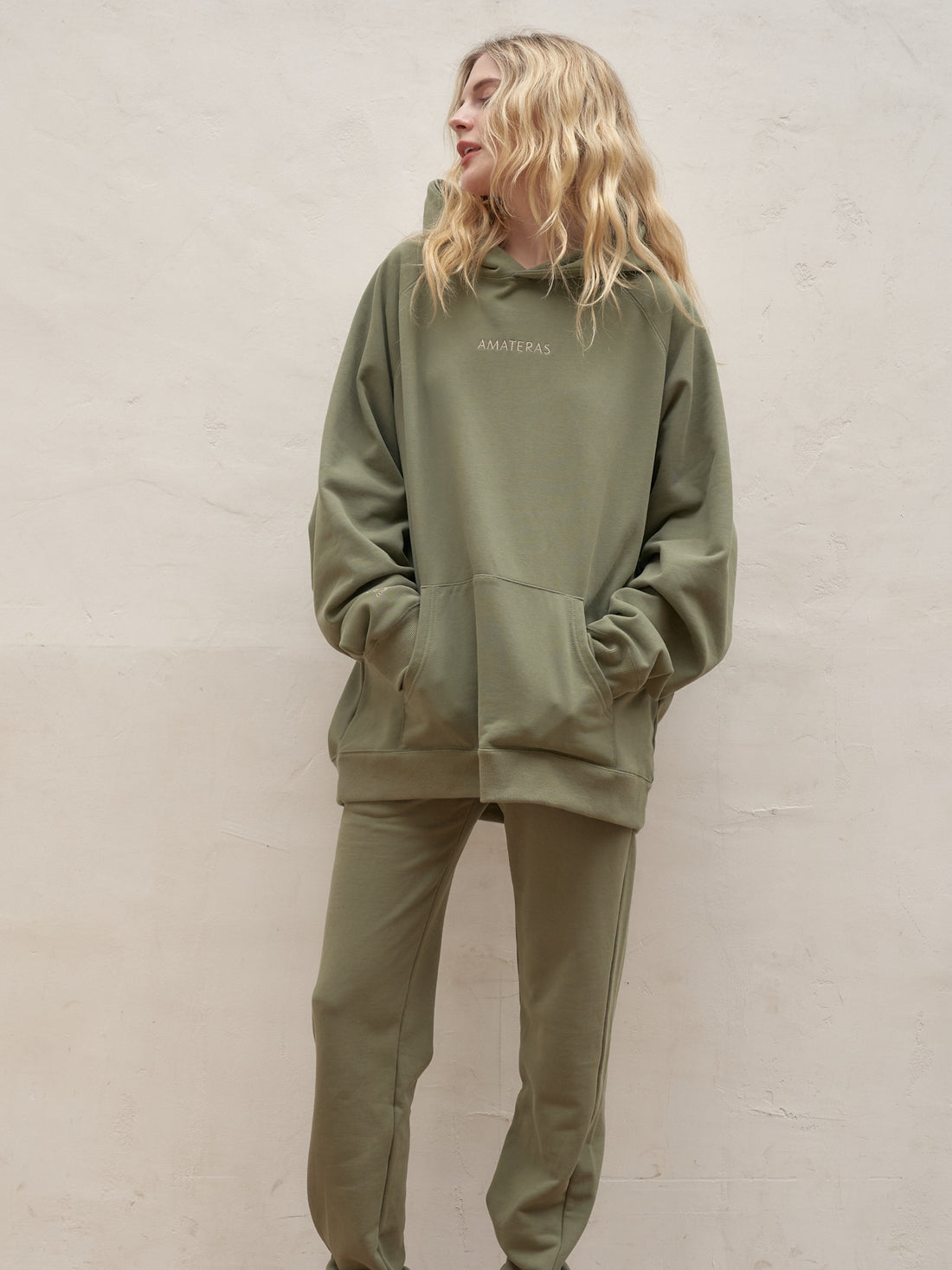 Basic volume 舞妓 tracksuits / 松葉(khaki) – AMATERASJAPAN